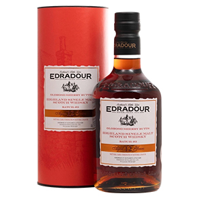 Edradour Distillery-"Batch #3" Aged 12 Years Oloroso Sherry Butts Highland Single Malt Scotch Whisky