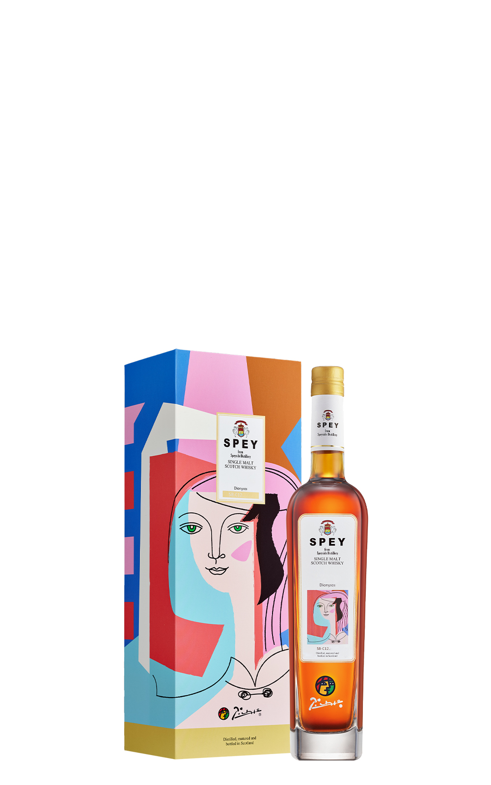 Spey Picasso® Dionysos 2001 Single Malt Scotch Whisky 詩貝酒廠 畢卡索靈感系列 酒神 2001 單一麥芽蘇格蘭威士忌