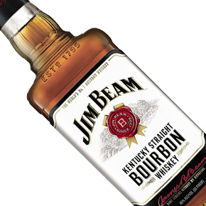 Jim Beam-（損標品）Kentucky Straight Bourbon Whiskey (White Label)