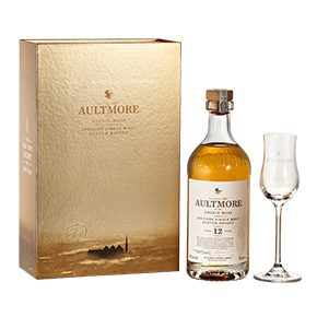 Aultmore-Aged 12 Years Speyside Single Malt Scotch Whisky (Gift Box with Snifter)