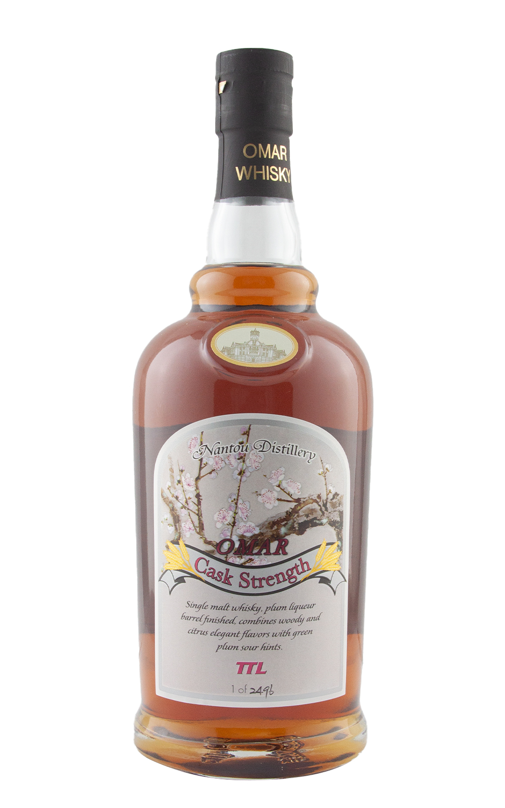 Nantou Distillery Omar Plum Liqueur Barrel Finished Cask Strength Single Malt Whisky 南投酒廠 Omar 梅子酒桶 原桶強度 單一麥芽威士忌