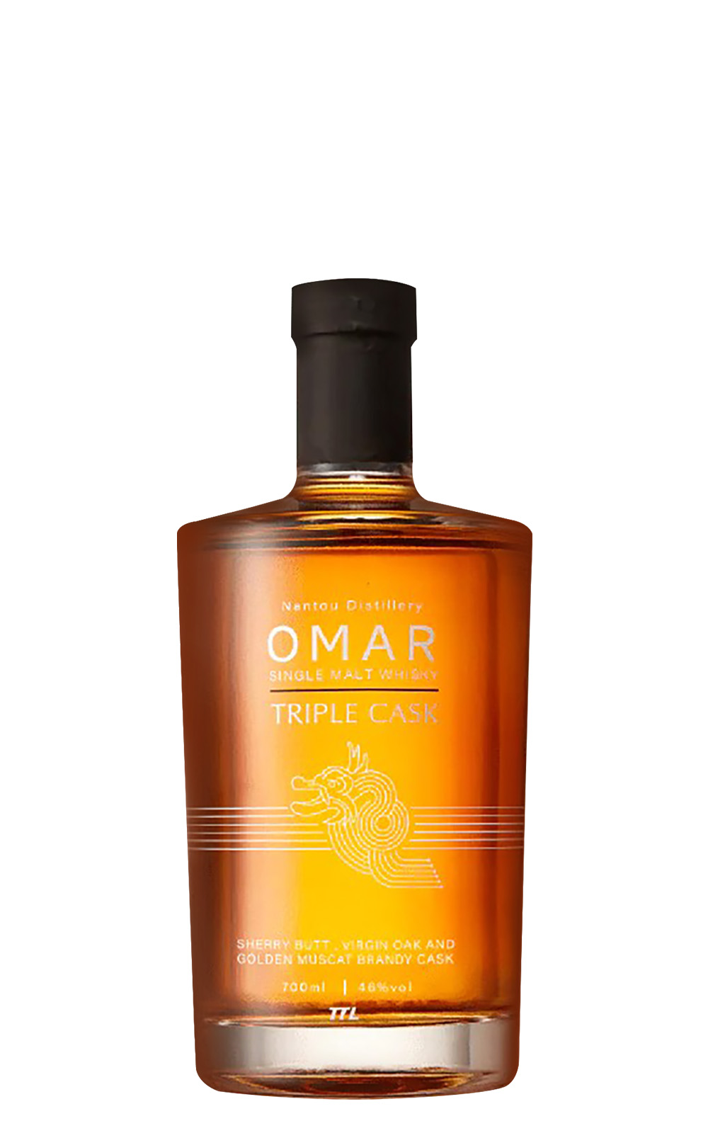 Nantou Distillery Omar Triple Cask Single Malt Whisky Dragon Edition 南投酒廠 Omar 三桶 單一麥芽威士忌 龍騰青雲