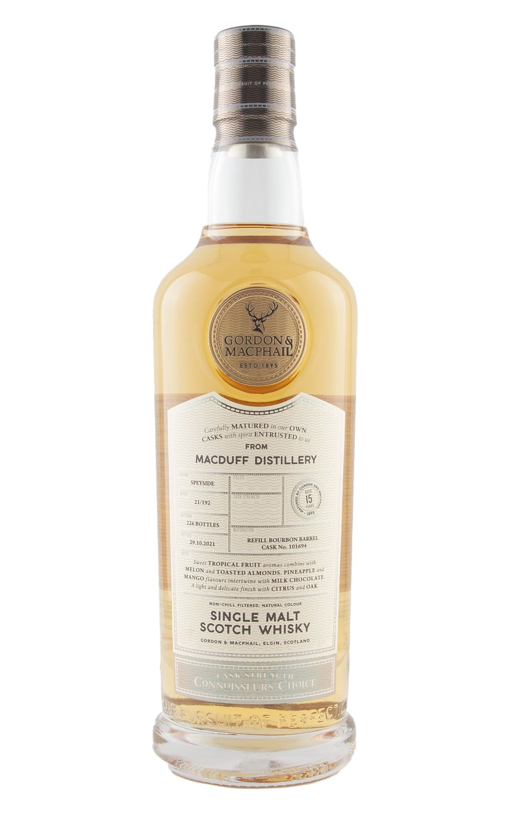Gordon MacPhail Connoisseurs Choice Macduff 2006 Single Malt Scotch Whisky 高登麥克菲爾 品味家精選 麥克道夫 2006 單一麥芽蘇格蘭威士忌