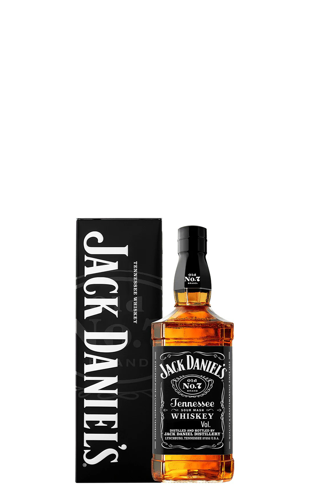 Jack Daniel s Old No 7 Sour Mash Tennessee Whiskey With Metal Tin Box 傑克丹尼蒸餾廠 七號 田納西威士忌 附馬口鐵盒
