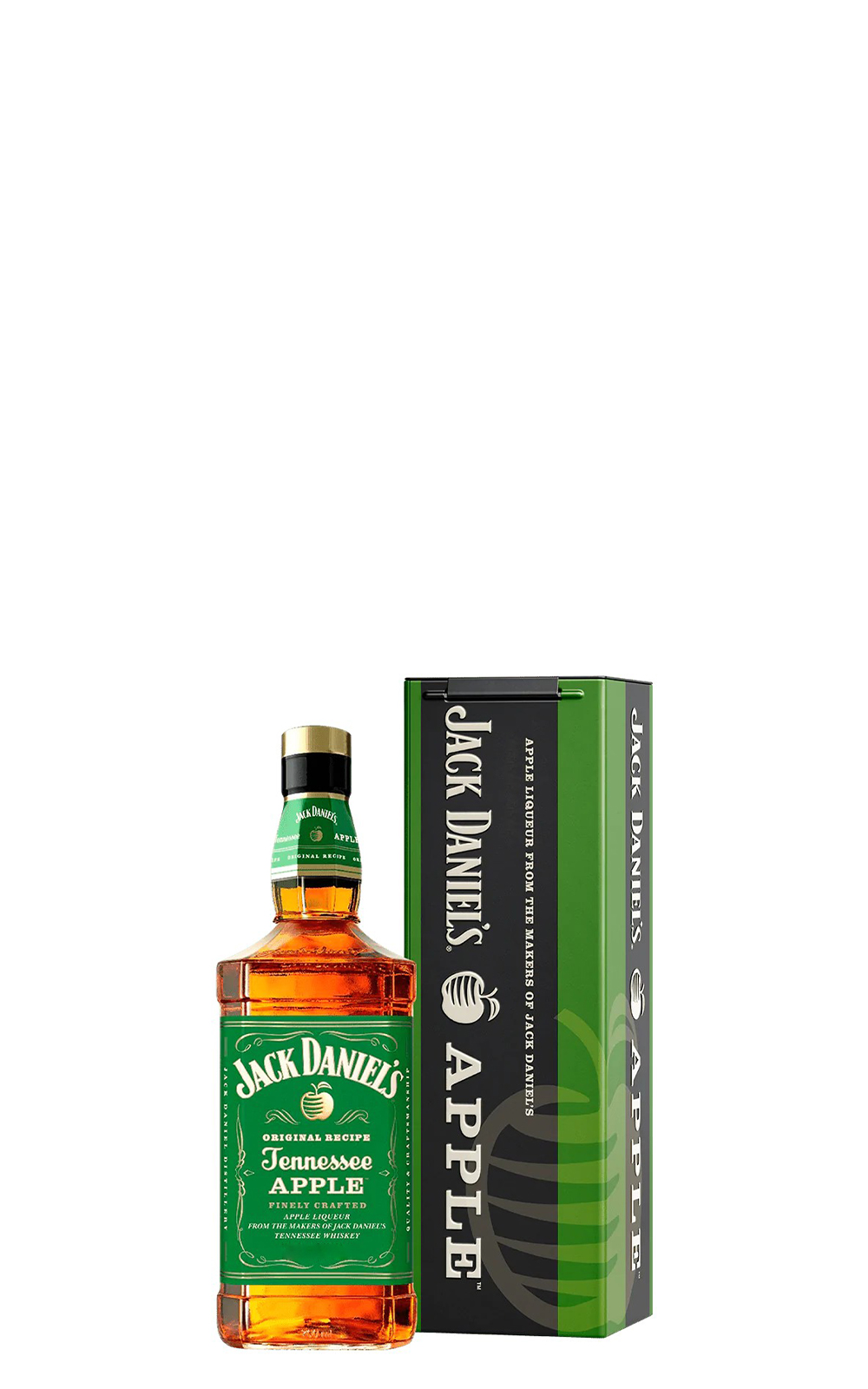 Jack Daniel s Tennessee Apple Apple Liqueur From Jack Daniel s Tennessee Whiskey With Metal Tin Box 傑克丹尼蒸餾廠 田納西蘋果 威士忌利口酒 附馬口鐵盒
