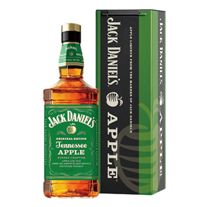 Jack Daniel's-"Tennessee Apple" Apple Liqueur From Jack Daniel's Tennessee Whiskey (With Metal Tin B