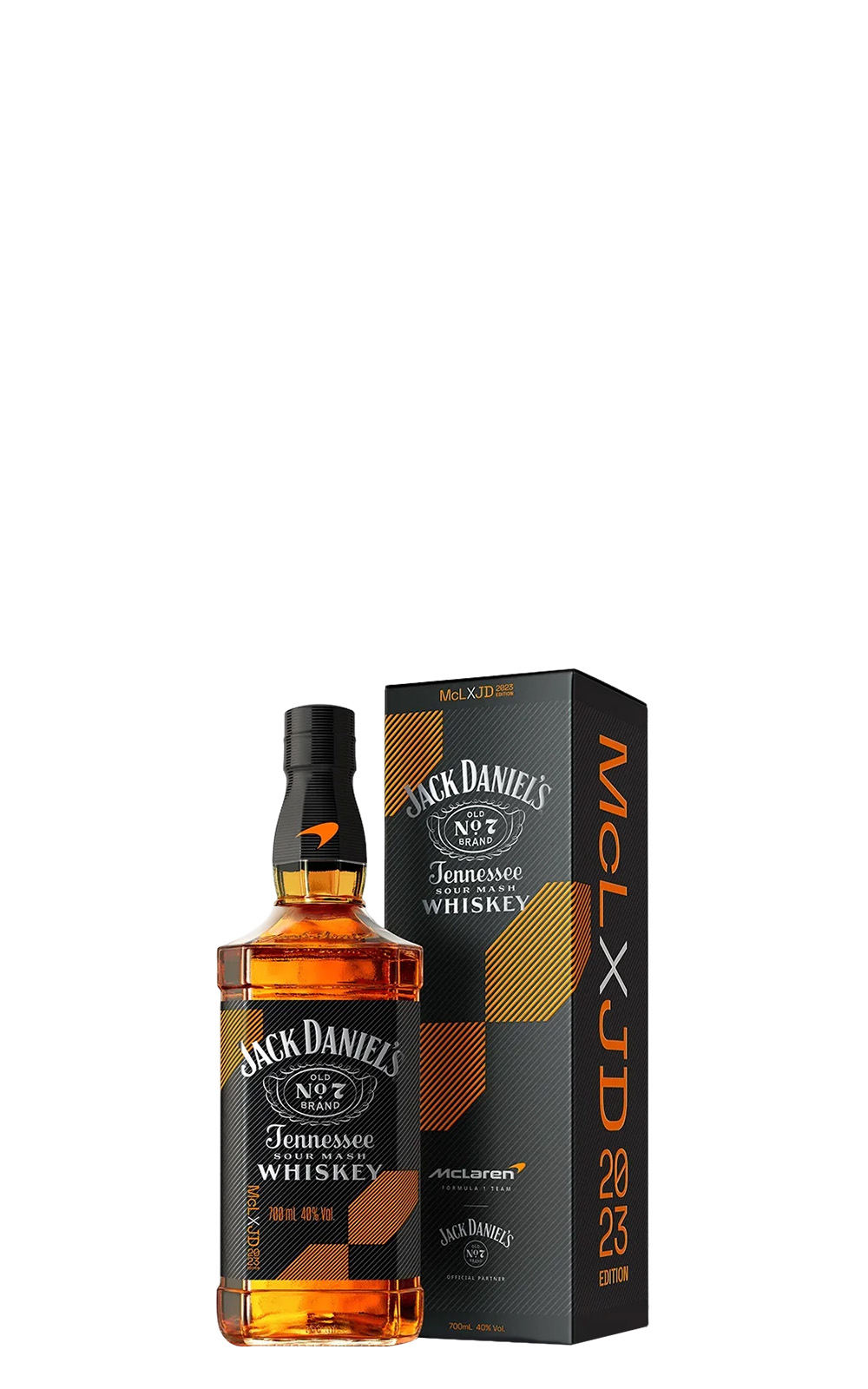 Jack Daniel s McL X JD 2023 Edition Tennessee Sour Mash Whiskey 傑克丹尼蒸餾廠 2023麥拉倫限定版 田納西威士忌