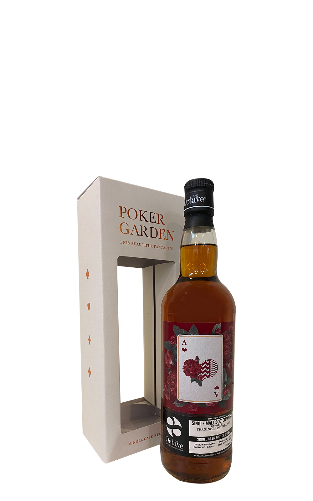 Duncan Taylor Scotch Whisky Octave Poker Gardon Teaninich 2009 Single Cask Single Malt Scotch Whisky 鄧肯 泰勒威士忌 歐提夫桶撲克花園系列 帝尼尼2009 單桶 單一麥芽蘇格蘭威士忌