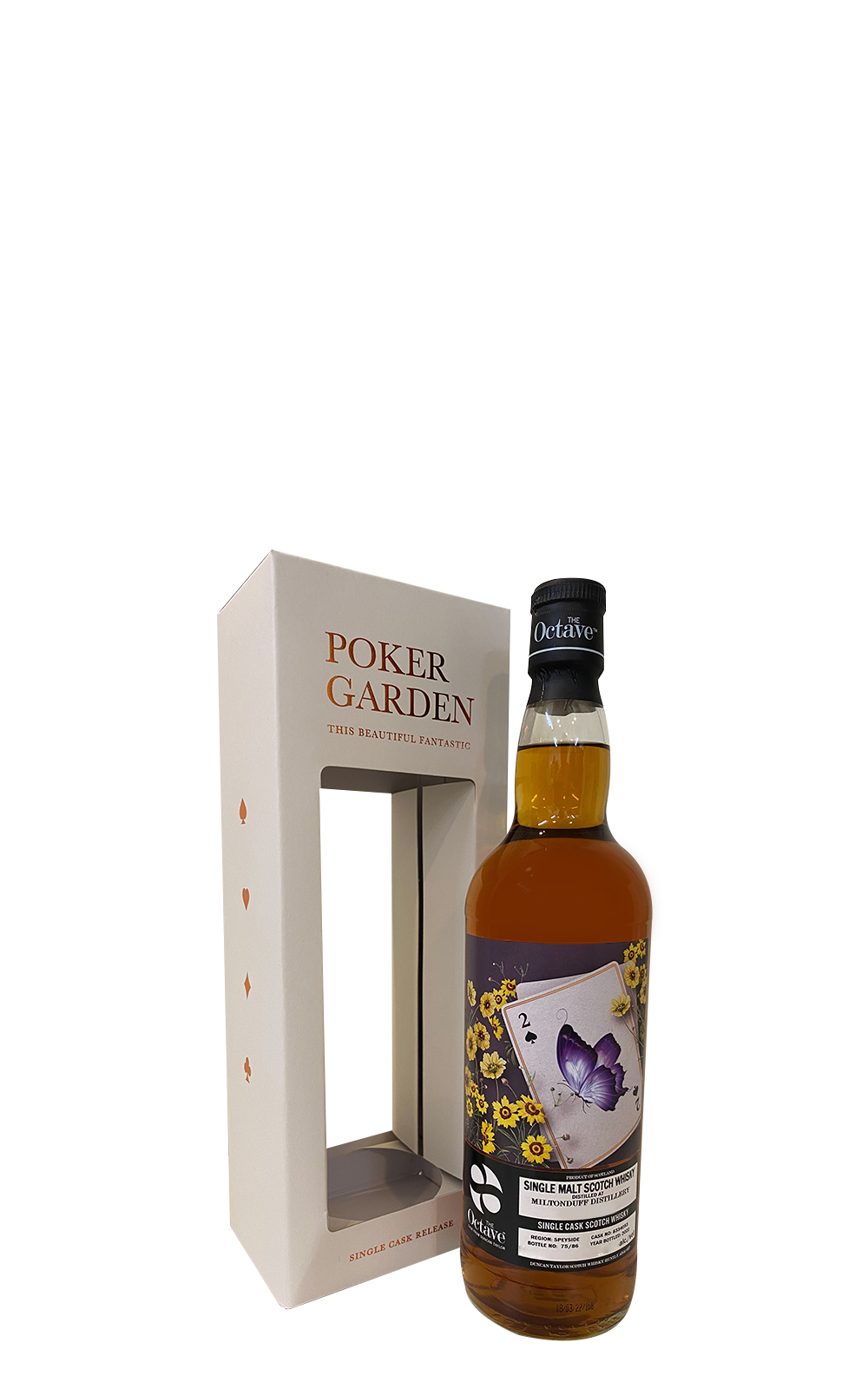 Duncan Taylor Scotch Whisky Octave Poker Gardon Miltonduff 2011 Single Cask Single Malt Scotch Whisky 鄧肯 泰勒威士忌 歐提夫桶撲克花園系列 米爾頓道夫2011 單桶 單一麥芽蘇格蘭威士忌