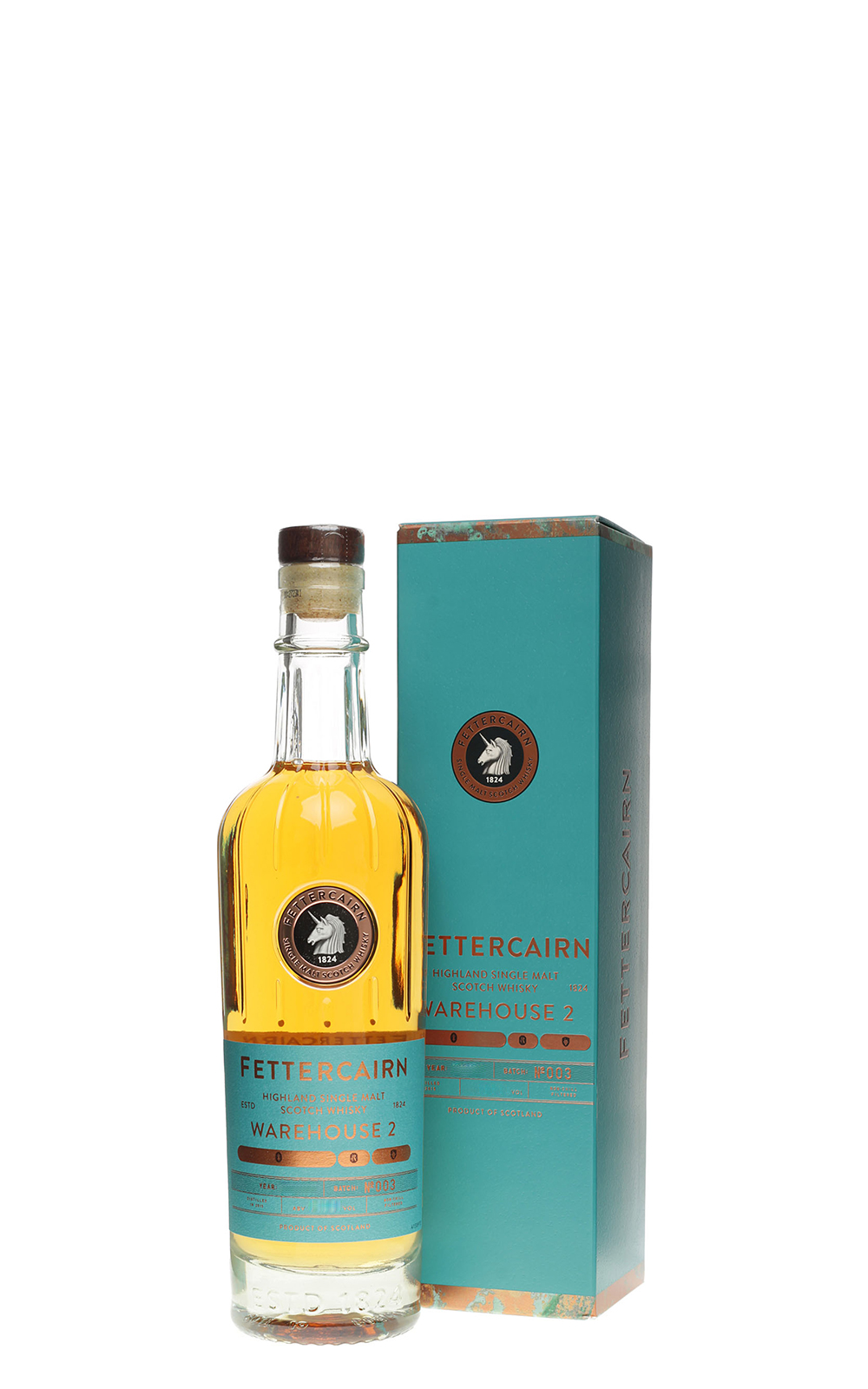Fettercairn Distillery Warehouse 2 Batch 3 Highland Single Malt Scotch Whisky 費特肯蒸餾廠 貳號密藏系列 第3批次 高地 單一麥芽蘇格蘭威士忌