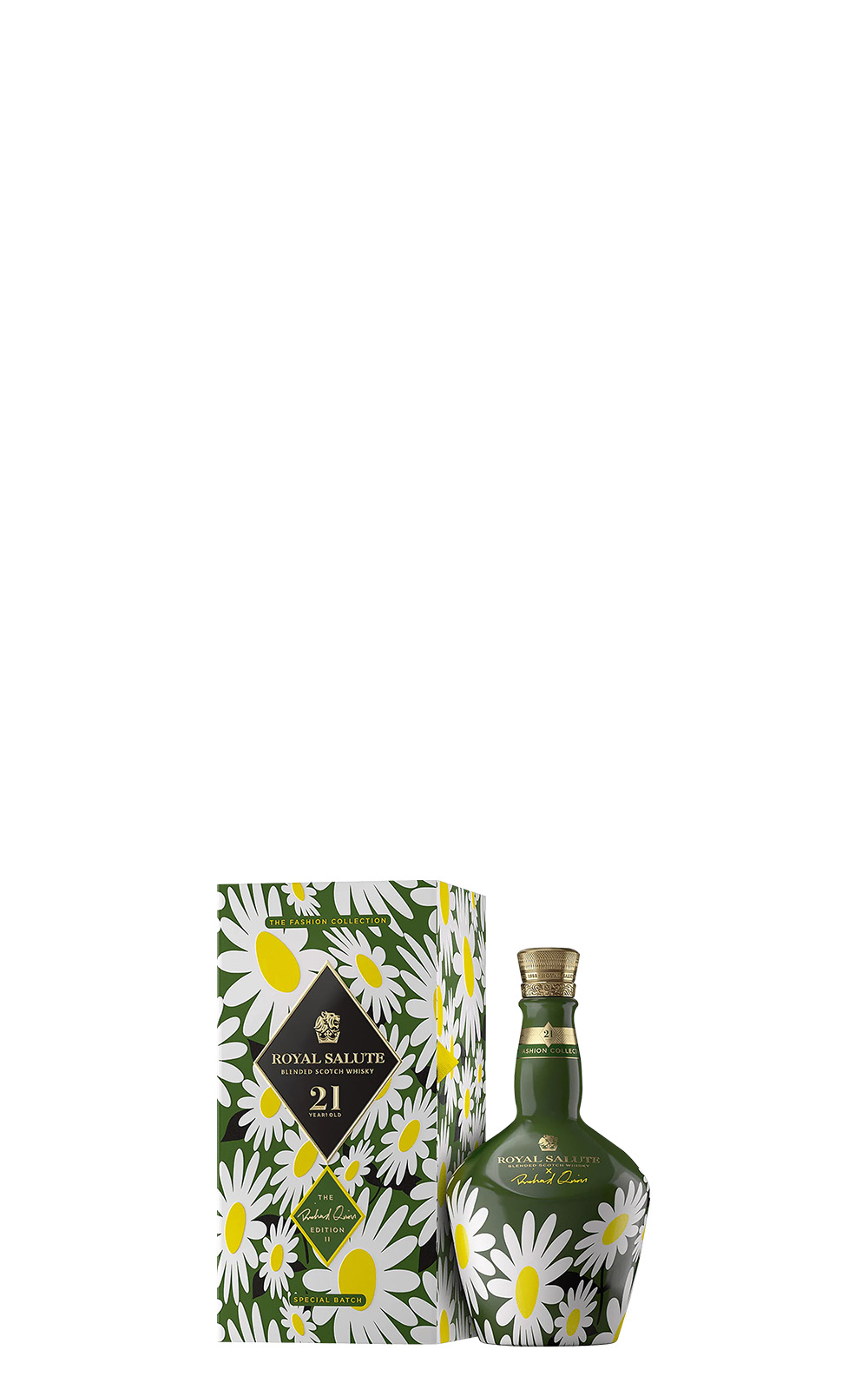 Chivas Regal Fashion Collection Royal Salute 21 Years Blended Scotch Whisky Richard Quinn Edition 法蘭西菊 皇家起瓦士 新奢時代系列第2代 皇家禮炮 21年調和蘇格蘭威士忌 Richard Quinn 法蘭西菊