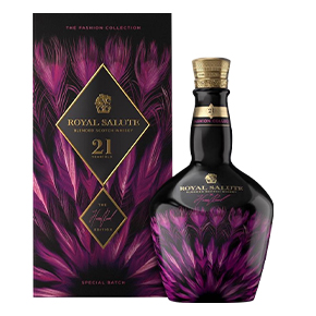 Chivas Regal-Fashion Collection "Royal Salute" 21 Years Old Blended Scotch Whisky (Harris Reed Editi