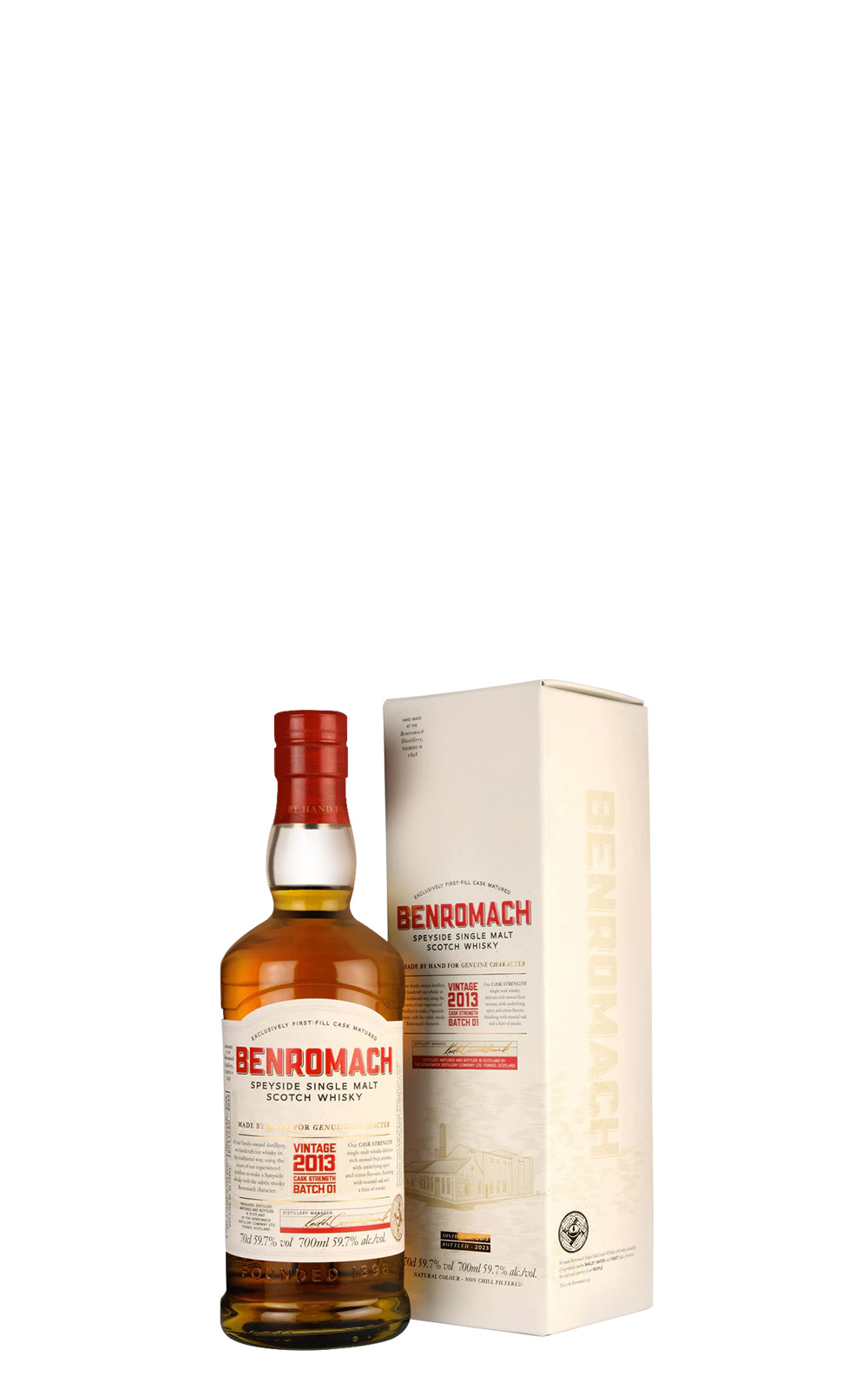Benromach Vintage 2013 Cask Strength Batch 1 Speyside Single Malt Scotch Whisky 百樂門 2013臻選年份原桶強度 批次一 單一麥芽蘇格蘭威士忌