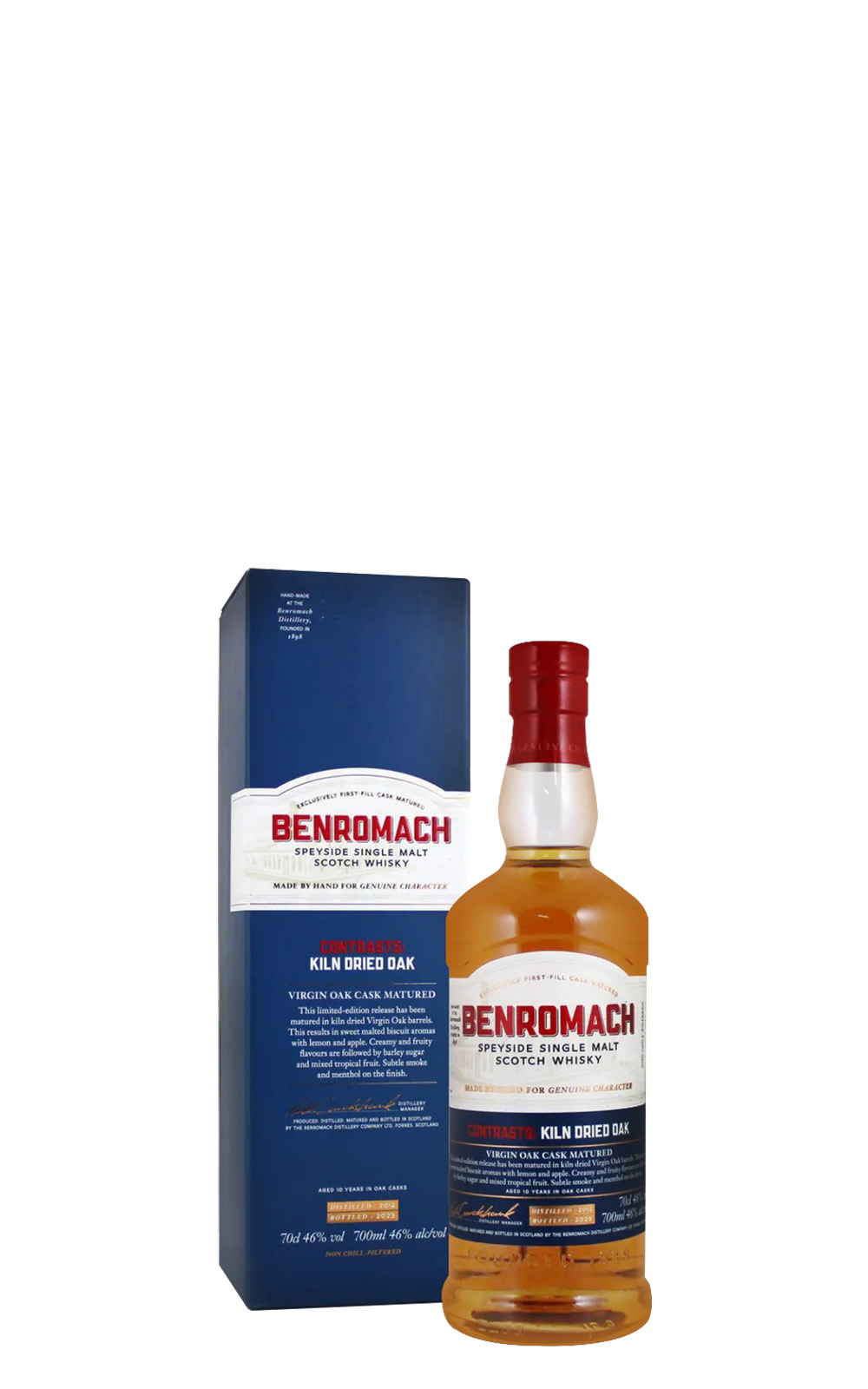 Benromach Contrasts Kiln Dried Oak Speyside Single Malt Scotch Whisky 百樂門 對比系列 烘乾橡木桶 斯貝賽 單一麥芽蘇格蘭威士忌