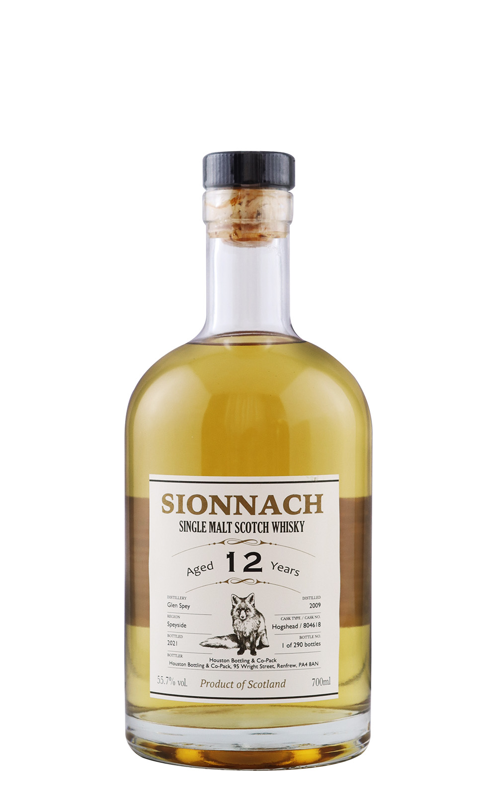 Sionnach Glen Spey 2009 Aged 12 Years Single Malt Scotch Whisky 紅狐原酒系列 格蘭斯佩 12年 單一麥芽威士忌