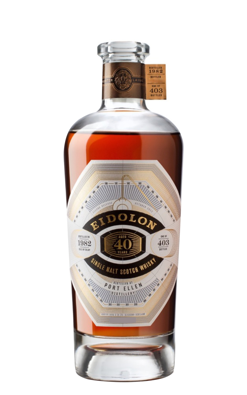 Hunter Laing Eidolon Port Ellen 1982 Batch 2 40 Years Old Single Malt Scotch Whisky 蘭恩獵人 波特艾倫1982 40年單一麥芽蘇格蘭威士忌