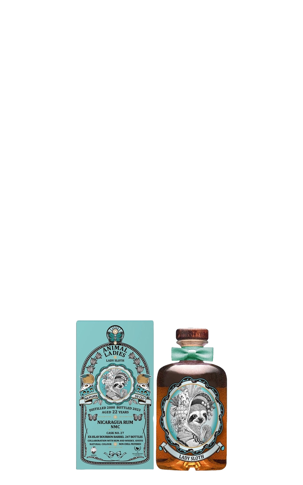 The Whiskyfind Animal Ladies Lady Sloth 2000 2023 Aged 22 Years Nicaragua Rum NMC 威士忌坊 動物夫人系列 樹懶夫人2000 2023 22年 尼加拉瓜蘭姆酒