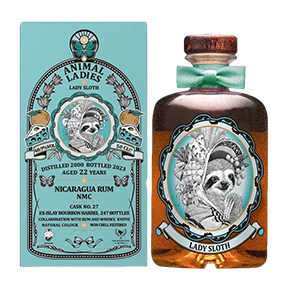 The Whiskyfind-Animal Ladies "Lady Sloth 2000/2023" Aged 22 Years Nicaragua Rum NMC