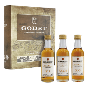 Godet-Miniature Cognac 3 Bottle Set (50ml*3)