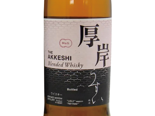 Akkeshi USUI Season Rain Water Blended Whisky 2021 厚岸雨水