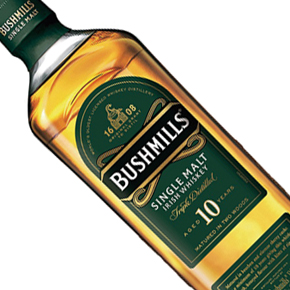 Bushmills-Aged 10 Years Single Malt Irish Whiskey