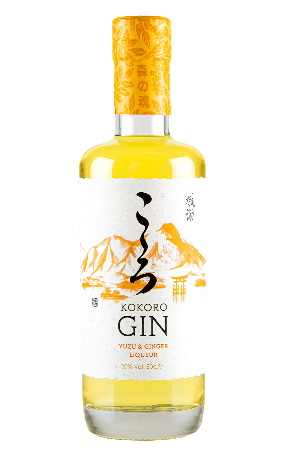 Kokoro Gin Yuzu Ginger Liqueur 心之琴酒 柚香薑汁利口酒