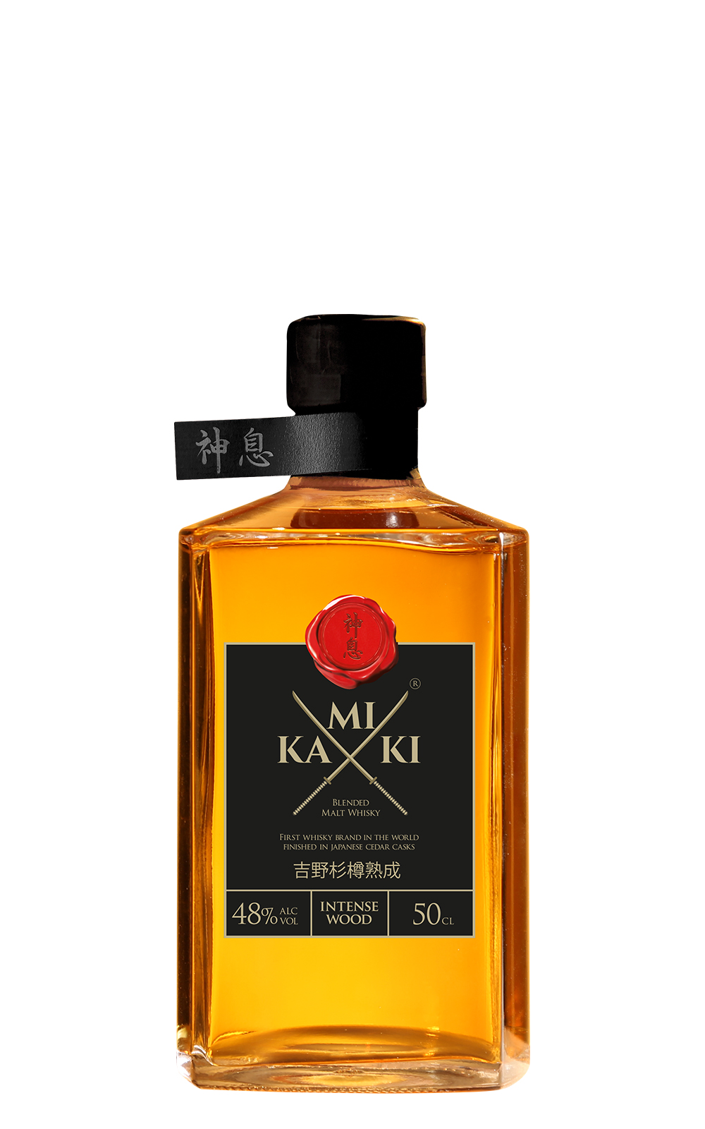 Kamiki Whisky Intense Wood Cedar Cask Finish Blended Malt Whisky 神息威士忌 濃鬱陳木 吉野杉樽熟成 調和麥芽威士忌