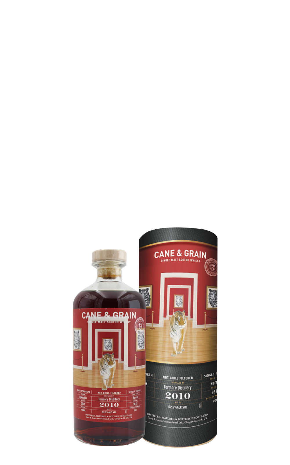 Cane Grain Tormore 2010 3615 Single Cask Single Malt Scotch Whisky Natural Cask Strength 麥凱利獨立裝瓶廠 托摩 2010 單一桶 3615 單一麥芽威士忌原酒