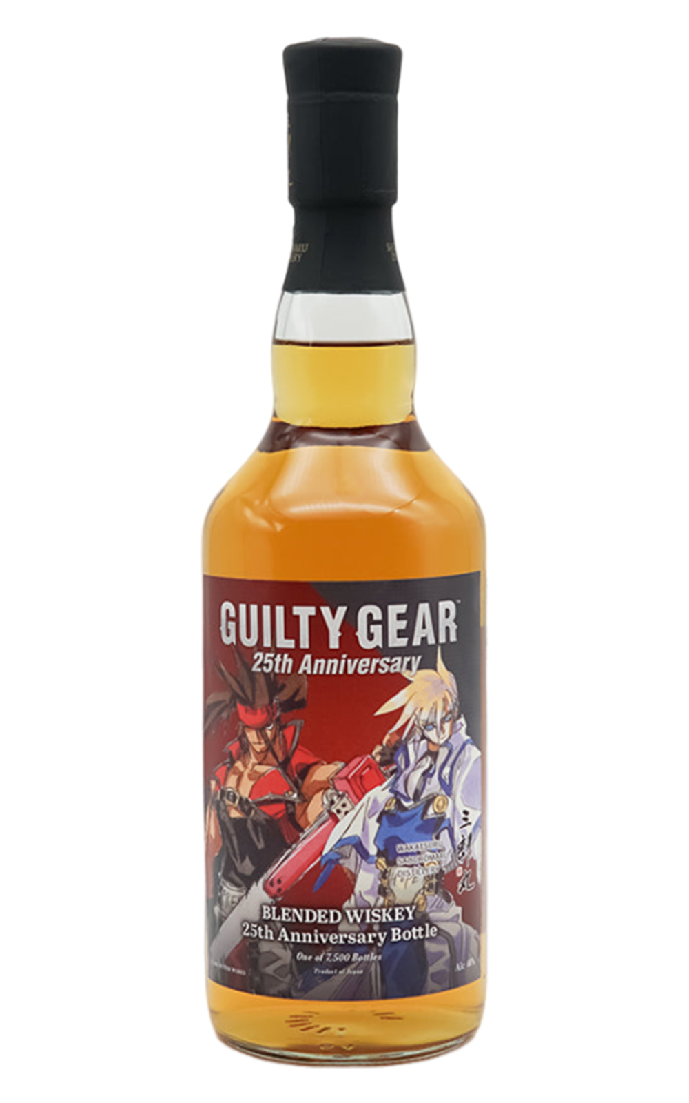 Saburomaru Distillery Guilty Gear 25th Anniversary Blended Whisky 25th Anniversary Bottle 三郎丸蒸餾廠 聖騎士之戰系列 調和威士忌 25週年紀念裝瓶
