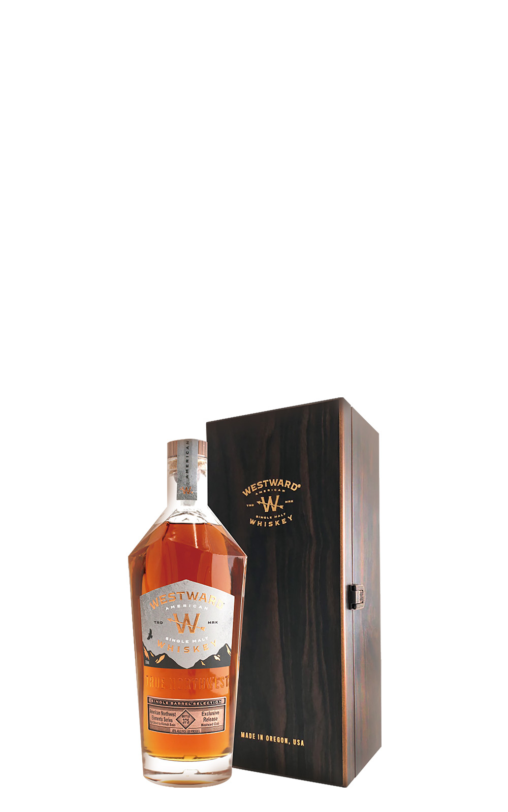 Westward Whiskey Single Barrel Selection High Desert to Klamath Basin American Single Malt Whiskey 威蓋堡威士忌 單桶原酒系列 西北風土元素 單一麥芽美國威士忌