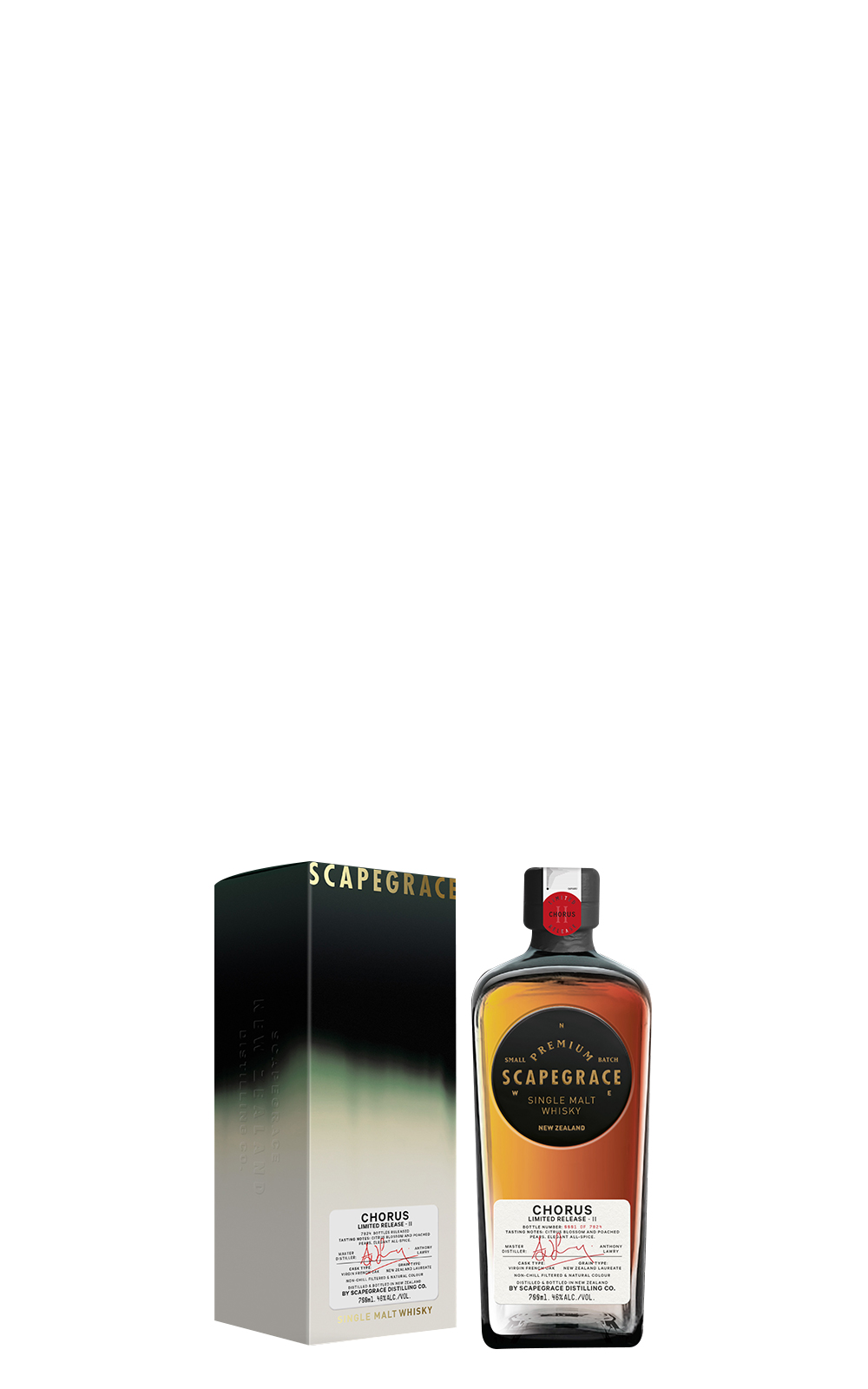 Scapegrace Distillery Limited Release II Chorus Single Malt New Zealand Whisky 史凱普酒廠 限量釋出系列之二 協和 單一麥芽紐西蘭威士忌