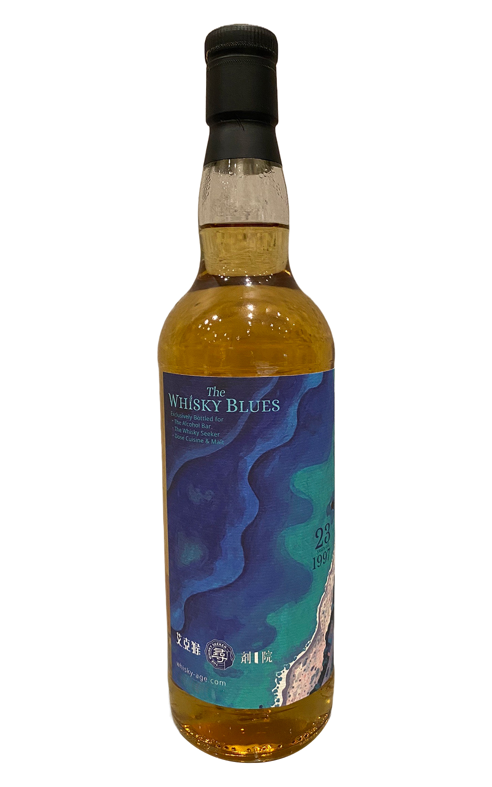 The Whisky Seeker Auchentoshan The Whisky Blues 1997 23 Years Old Single Malt Scotch Whisky 尋威者 歐肯蒸餾廠 威士忌藍調裝瓶廠 23年單一麥芽蘇格蘭威士忌