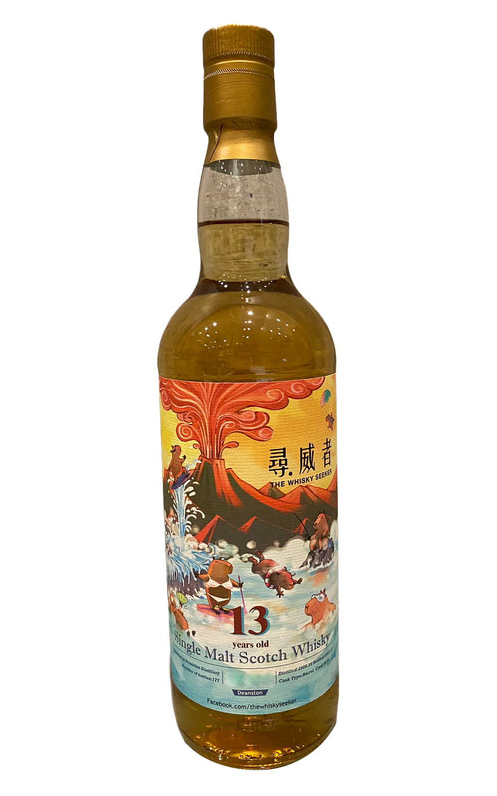 The Whisky Seeker Deanston 2008 13 Years Old Single Malt Scotch Whisky 尋威者 汀士頓蒸餾廠 13年單一麥芽蘇格蘭威士忌