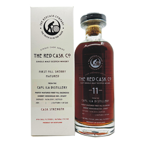 Global Whisky Limited-Red Cask Co. "Caol Ila Sherry Matured #311697" Aged 11 Years Single Malt Scotc