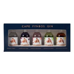 Sugarbird Distillery-Cape Fynbos Gin Miniature 5 Bottle Set (40ml*5)