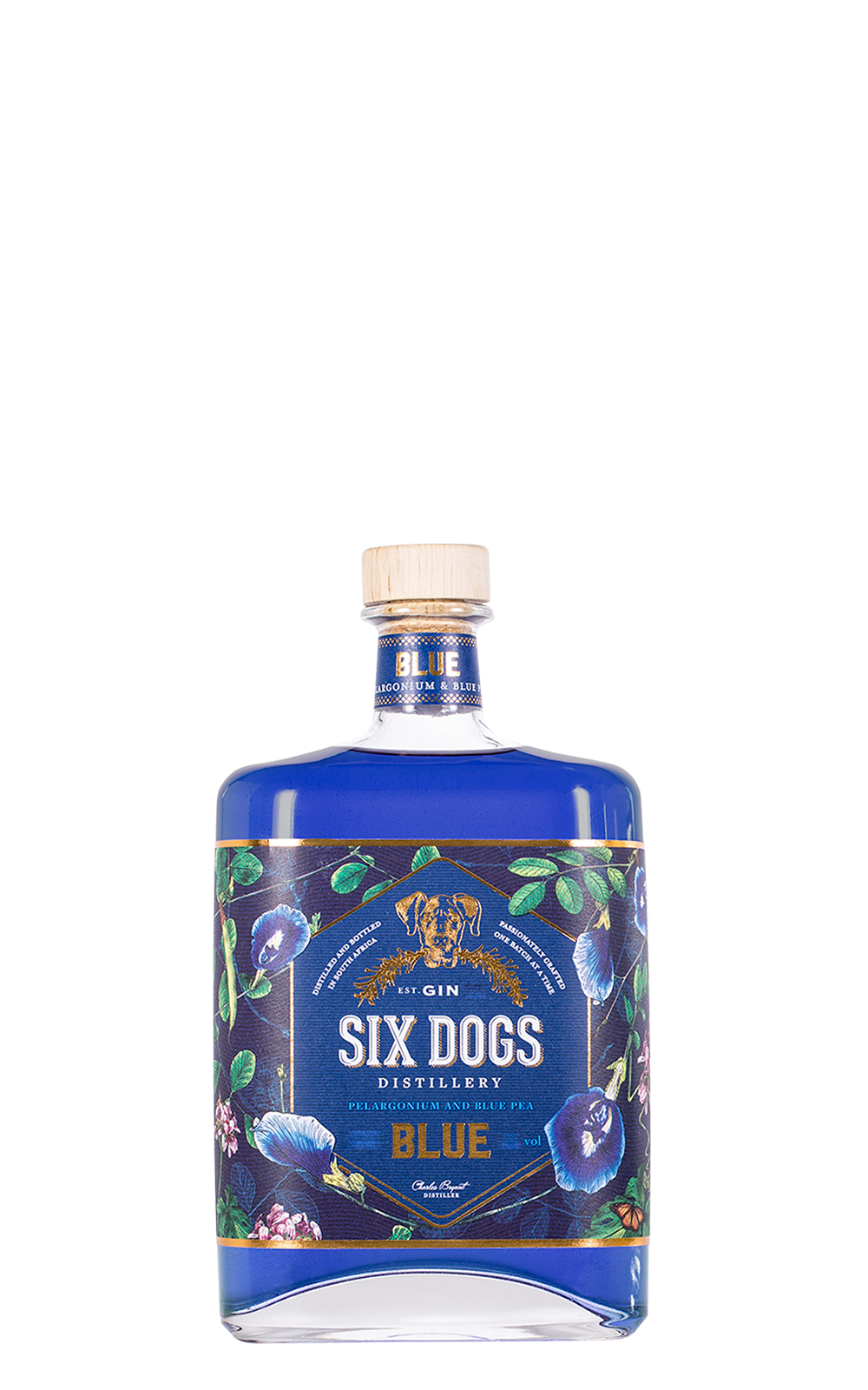 Six Dogs Distillery Blue Gin 六犬工藝酒廠 藍色 琴酒