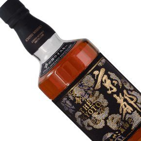 京都みやこ蒸溜所-西陣織ラベル 黒帯 京都ウイスキー