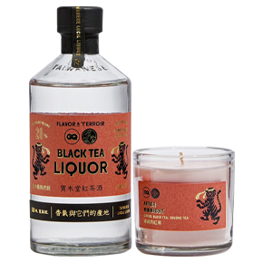台灣自酒-「賀木堂」紅茶酒+「Eye Candle」香氛蠟燭禮盒