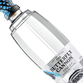 The Butterfly Cannon Tequila-"Silver Cristalino" Tequila