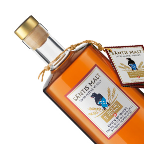 Säntis Malt-Edition Himmelburg matured in Old Beer and Wine Casks Single Malt Swiss Alpine Whisky