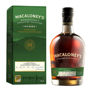 Macaloney’s Island Distillery-Signature Selection "Kildara" Canadian Island Triple-Distilled Potsill