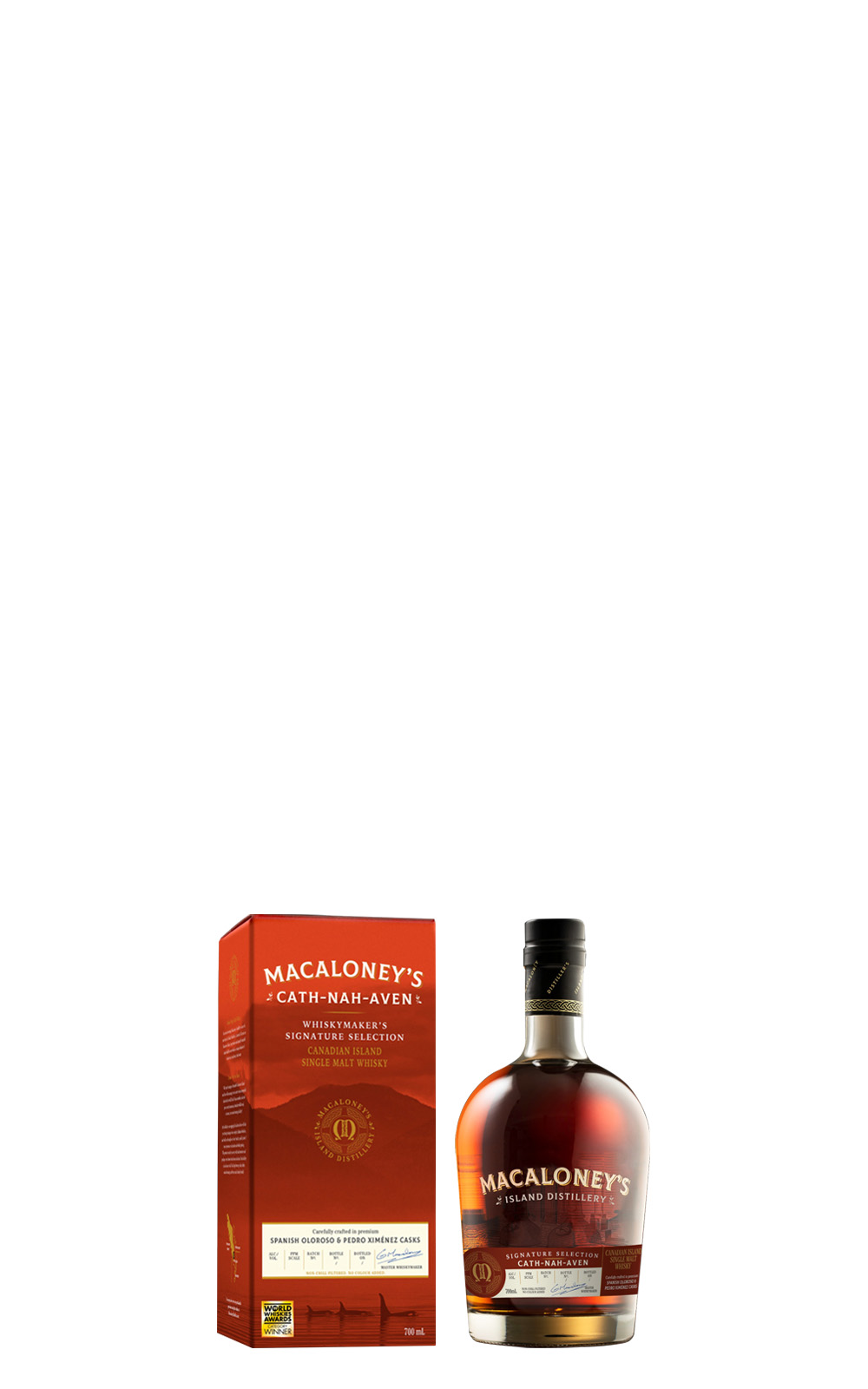 Macaloney s Island Distillery Signature Selection Cath Nah Aven Canadian Island Single Malt Whisky 麥卡洛尼蒸餾廠 標誌系列 重雪莉 加拿大 單一麥芽威士忌