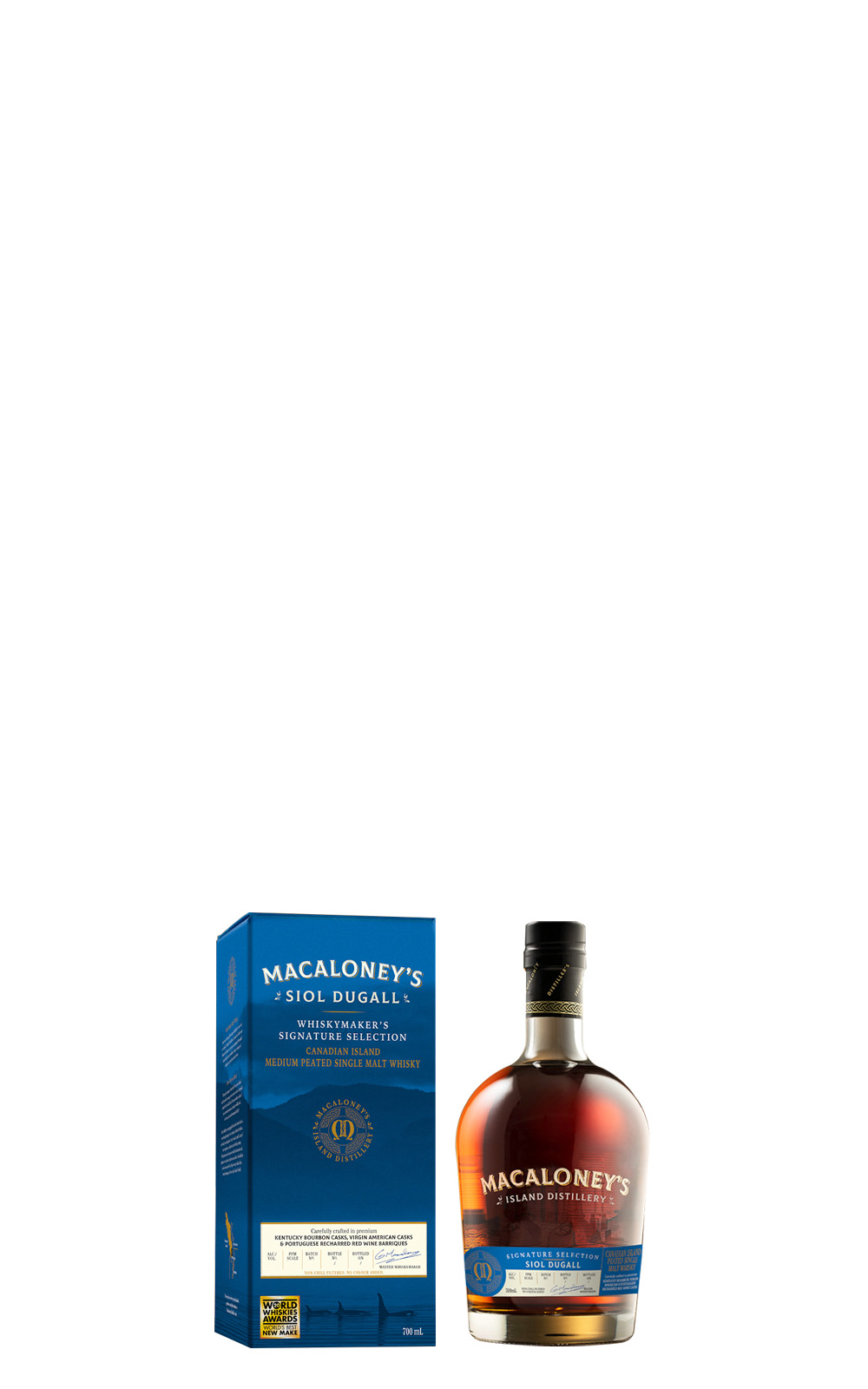 Macaloney s Island Distillery Signature Selection Siol Dugall Canadian Island Single Malt Whisky 麥卡洛尼蒸餾廠 標誌系列 泥煤 加拿大 單一麥芽威士忌