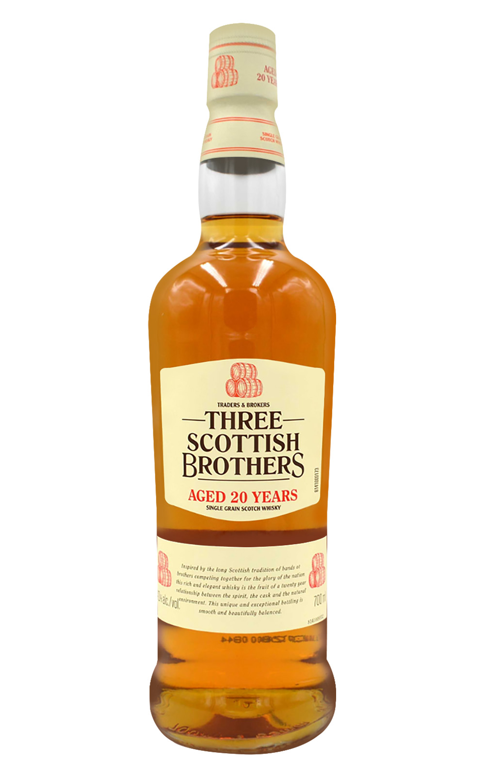 Three Scottish Brothers Aged 20 Years Single Grain Scotch Whisky 蘇格蘭三兄弟 20年 單一穀物蘇格蘭威士忌