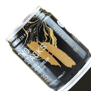Two Stacks Irish Whiskey-Double Irish Cream Liqueur (Can, 100ml*24)