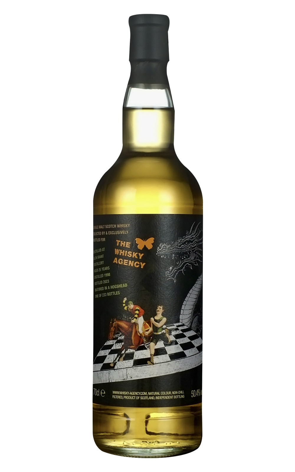 The Whisky Agency Glen Grant 1998 Aged 25 Years Single Malt Scotch Whisky 威士忌機構 格蘭冠 1998 25年 單一麥芽蘇格蘭威士忌