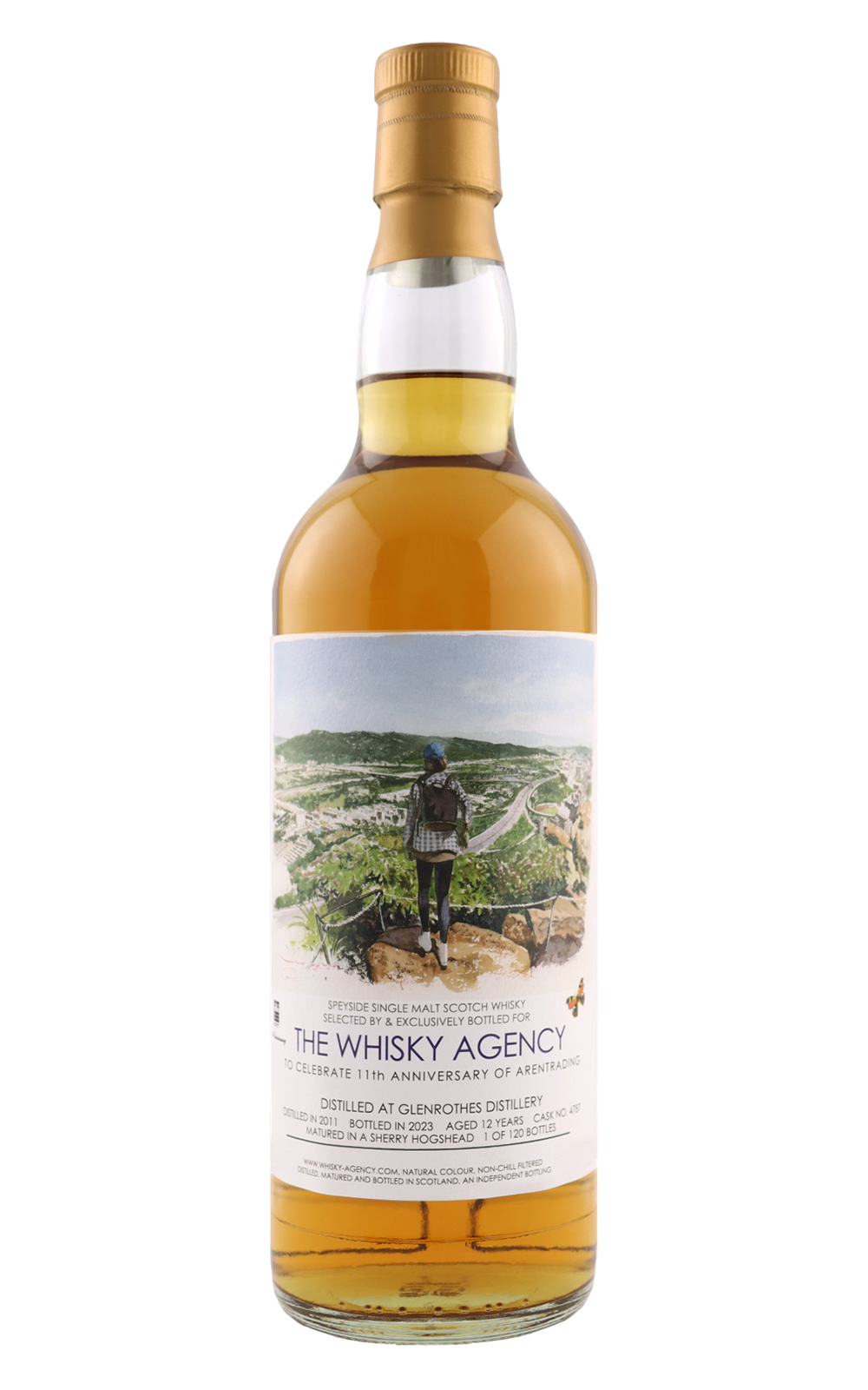 The Whisky Agency Glenrothes 2011 Aged 12 Years Speyside Single Malt Scotch Whisky 威士忌機構 格蘭路思 2011 12年 斯佩賽單一麥芽蘇格蘭威士忌