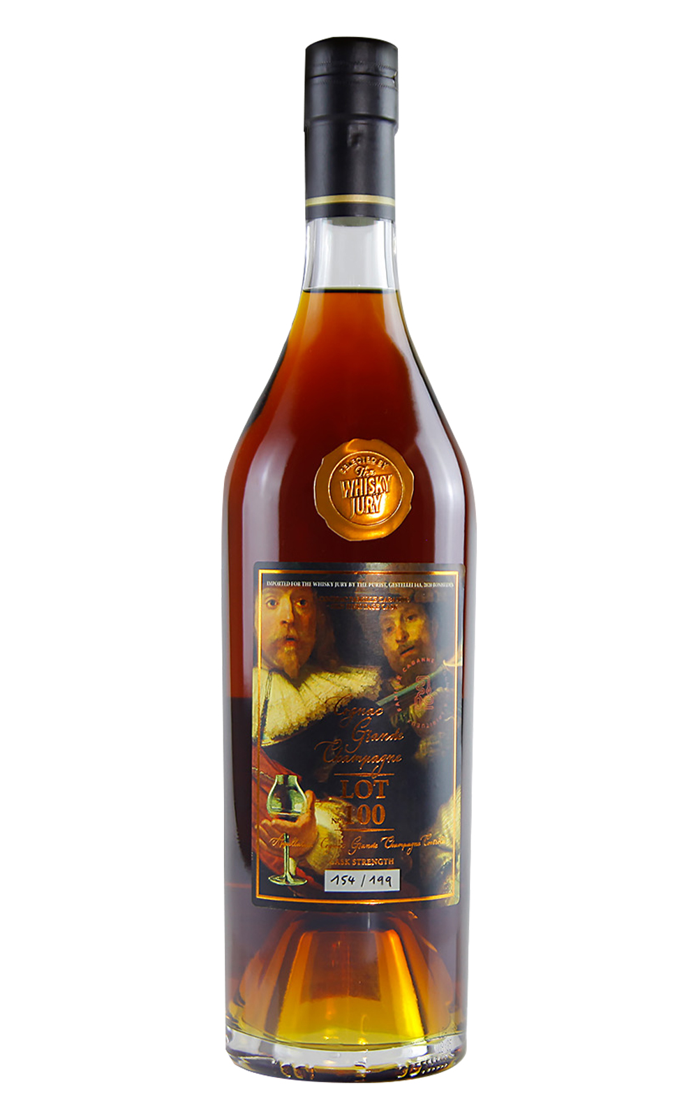 The Whisky Jury Famille Cabanne Lot No 100 Grande Champagne Cognac 威士忌陪審團 卡班家族100號 大香檳區干邑白蘭地