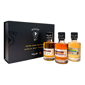Wave Distil-August 17th Miniature 3 Bottle Set（W.09 + W.11 + W.12 / 100ml*3）
