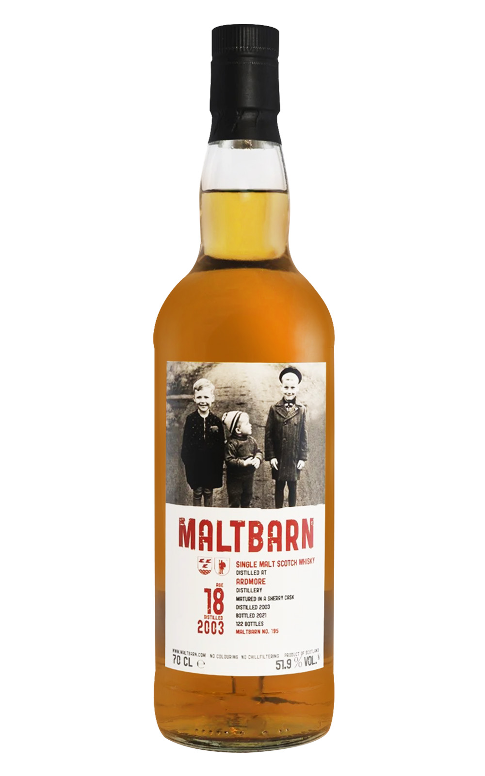 Maltbarn Ardmore 2003 Single Malt Scotch Whisky 麥芽穀倉 奧德摩爾 2003 單一麥芽蘇格蘭威士忌
